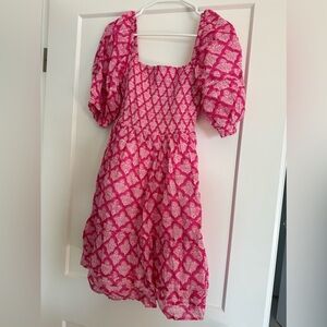Roller Rabbit Jemima Ren Dress Hit Pink